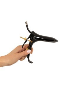 Speculum con tubo per aria e liquido