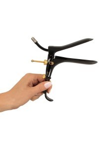 Speculum con tubo per aria e liquido