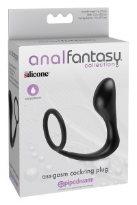 Dildo anale con anello fallico Ass Gasm Cockring Plug