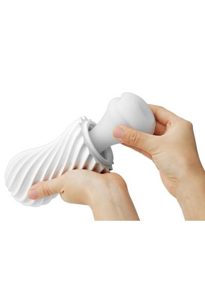 Masturbatore  Flex Silky bianco