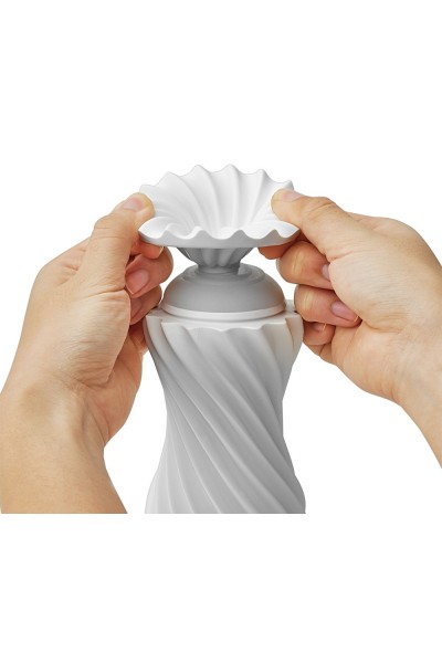 Masturbatore  Flex Silky bianco