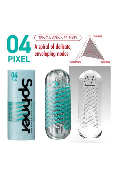 Masturbatore Spinner Pixel