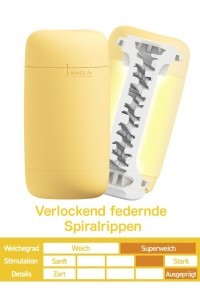 Masturbatore Puffy Custard Yellow