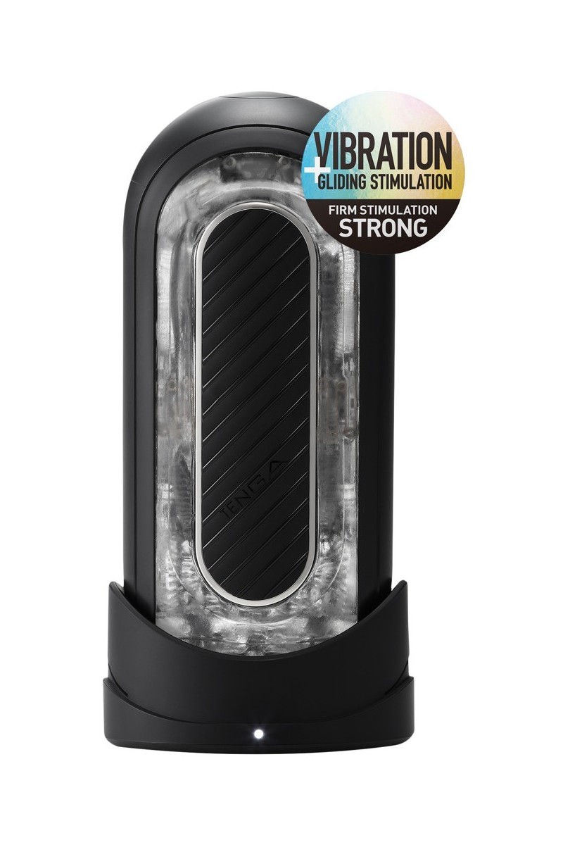 Masturbatore Flip Zero Gravity Black Electr