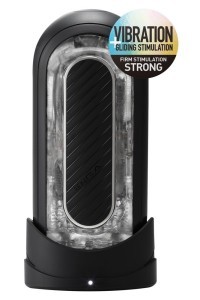 Masturbatore Flip Zero Gravity Black Electr