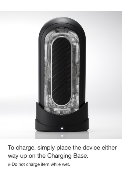 Masturbatore Flip Zero Gravity Black Electr
