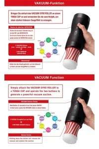 Masturbatore Vacuum Gyro Roller