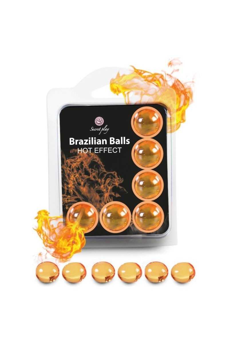 Lubrificante Brazilians Balls Hot Effect 6 pz.