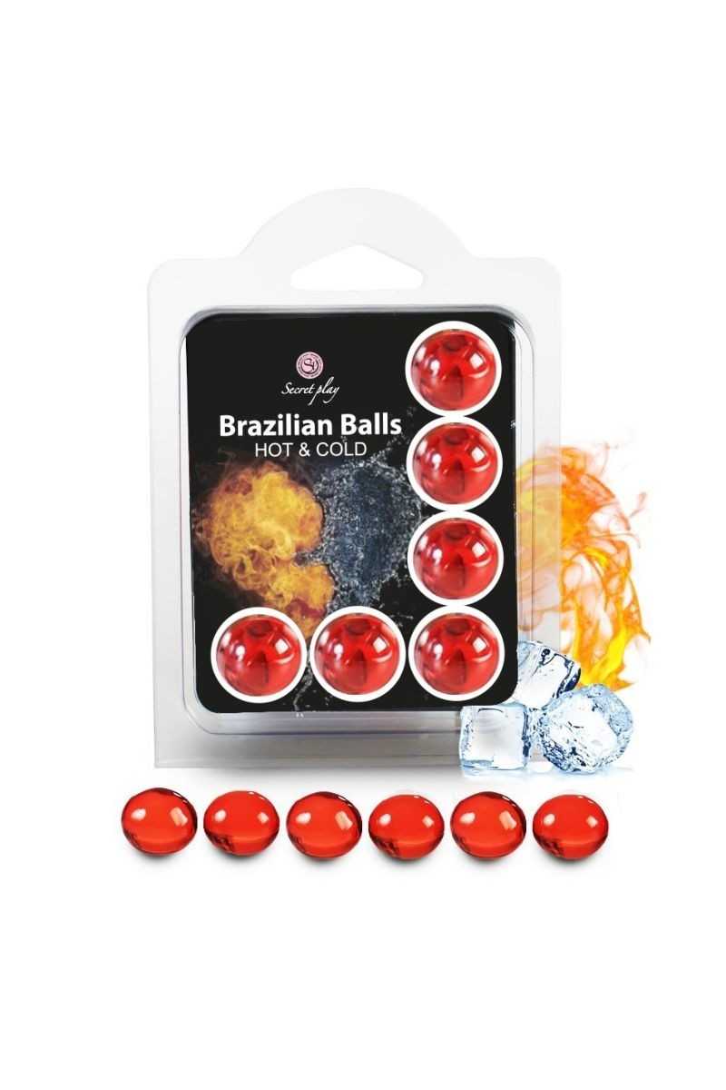 Lubrificante Brazilians Balls Hot & Cold 6 pz.