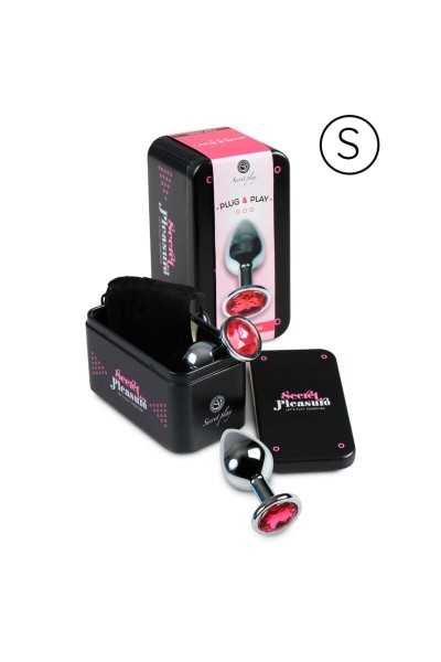 Plug anale Secret Pleasure fucsia 7 cm