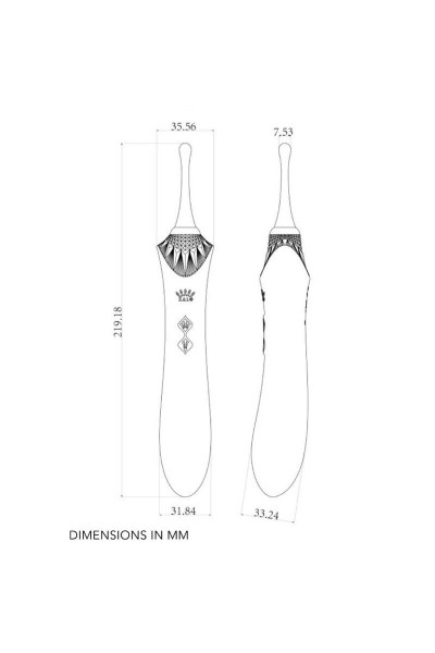 Stimolatore vaginale Bess 2 viola