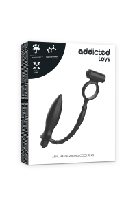 Vibratore anale con anello vibrante - Addicted Toys