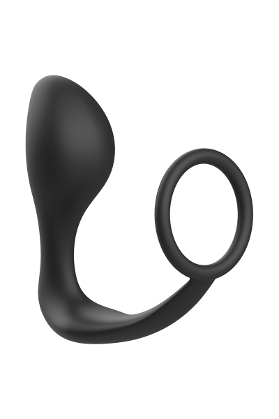 Plug anale con anello fallico 10,4 cm - Addicted Toys