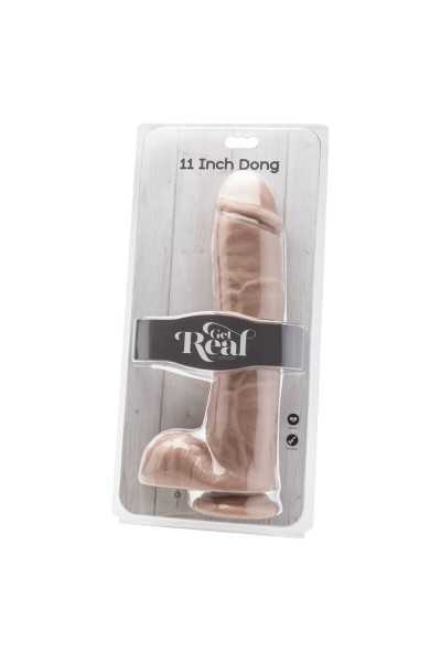 Dildo realistico con testicoli 28 cm