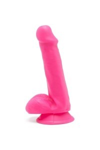 Dildo realistico rosa Happy Dicks 12 cm