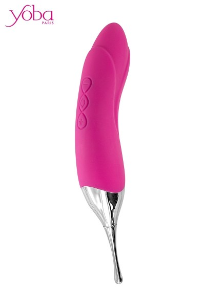 Stimolatore clitorideo 2 in 1 Accuracy fucsia