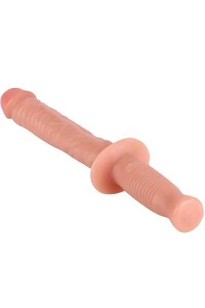 Dildo maxi con impugnatura Manhandler 37 cm natural