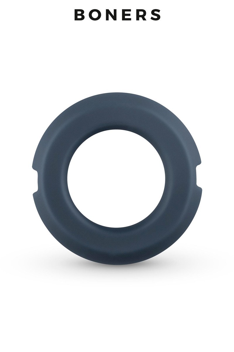 Anello fallico in acciaio e silicone