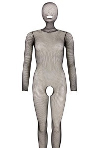 Catsuit aperto con maschera