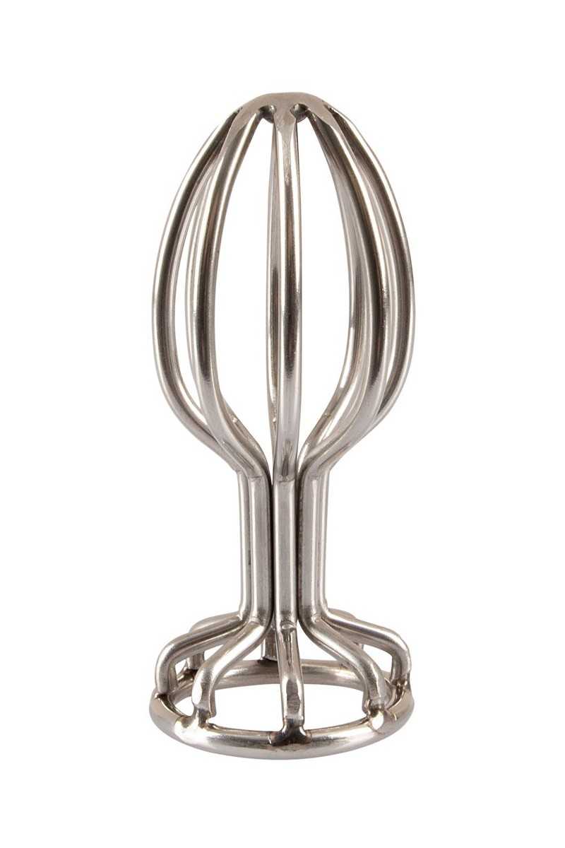 Plug anale Metal Cage Butt 6,8 cm