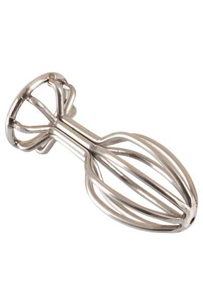 Plug anale Metal Cage Butt 6,8 cm