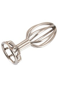 Plug anale Metal Cage Butt 6,8 cm