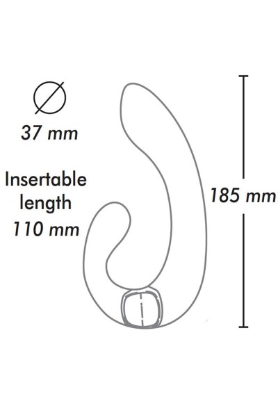 Stimolatore vaginale Miyo nero