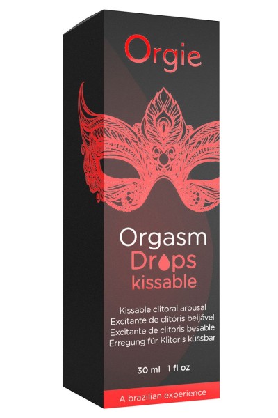 Stimolante clitorideo baciabile Orgasm Drops 30 ml