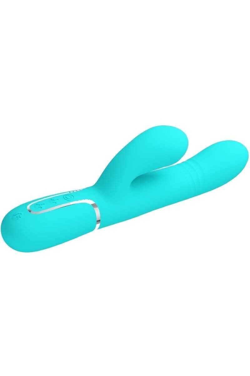 Vibratore rabbit multifunzioni Mariana verde