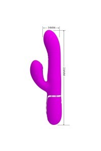 Vibratore rabbit multifunzioni Mariana fucsia