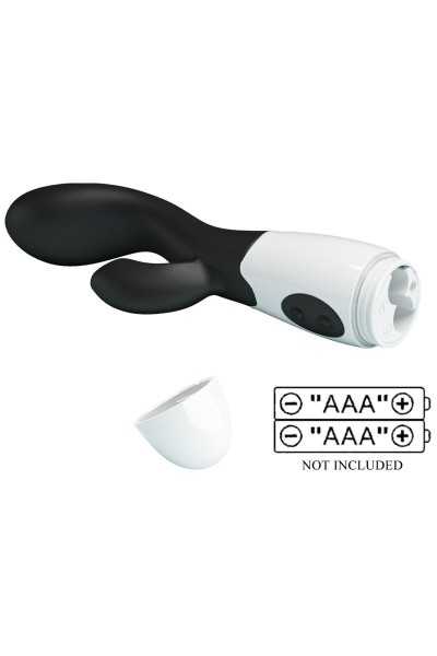 Vibratore rabbit Brighty nero