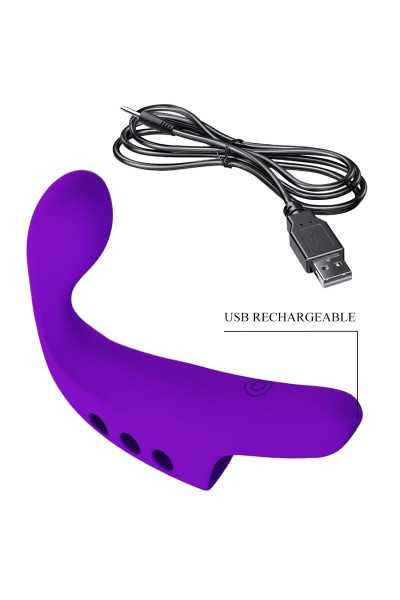 Vibratore ditale Gorgon viola