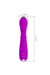 Vibratore rabbit ricaricabile Gloria viola