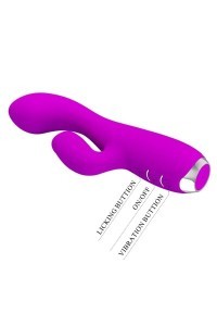 Vibratore rabbit ricaricabile Gloria viola