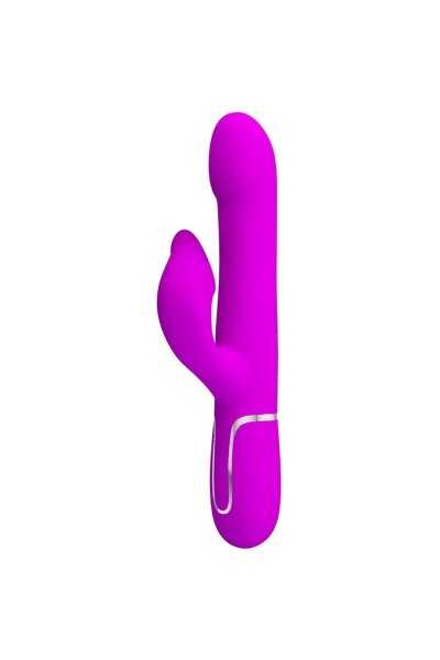 Vibratore rabbit multifunzioni Falin fucsia