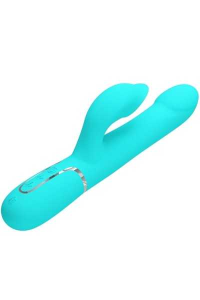 Vibratore rabbit multifunzioni Falin verde acqua