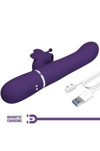 Vibratore rabbit multifunzioni Ridgely viola