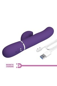 Vibratore rabbit multifunzioni Perlita viola