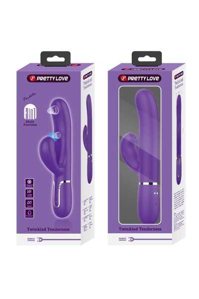 Vibratore rabbit multifunzioni Perlita viola