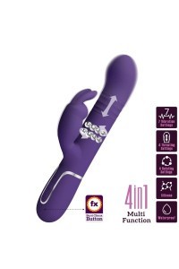 Vibratore rabbit multifunzioni Coale viola