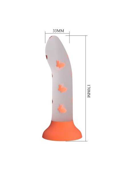 Dildo luminoso Magical Nightfall arancione