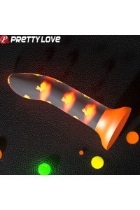 Dildo luminoso Magical Nightfall arancione