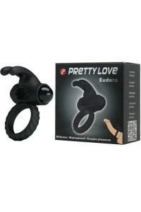 PRETTY LOVE EUDORA ANILLO VIBRADOR CON ESTIMULADOR