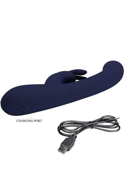 Vibratore rabbit Lamar blu