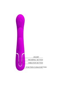 Vibratore rabbit multifunzioni Shania rosa