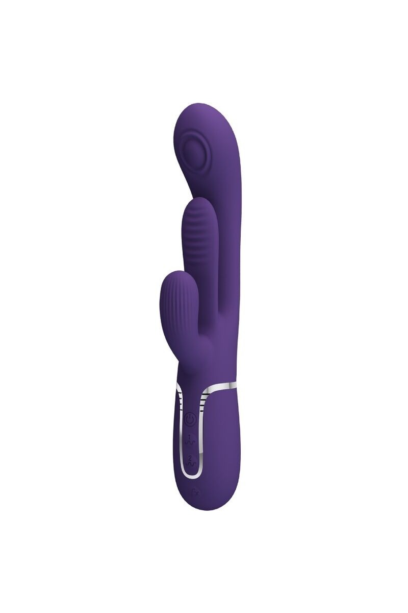 Vibratore rabbit multifunzioni Shania viola