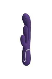 Vibratore rabbit multifunzioni Shania viola