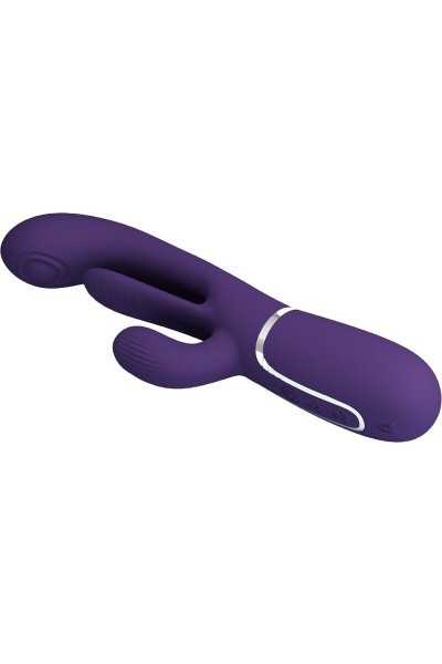 Vibratore rabbit multifunzioni Shania viola