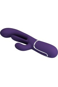 Vibratore rabbit multifunzioni Shania viola