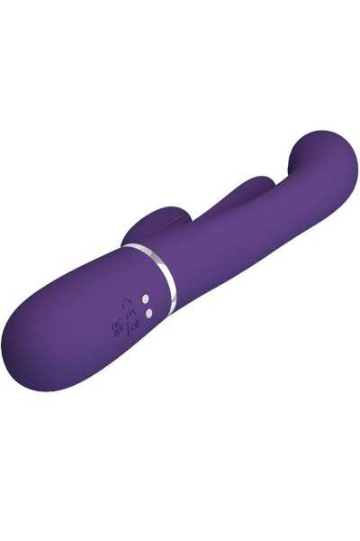 Vibratore rabbit multifunzioni Shania viola